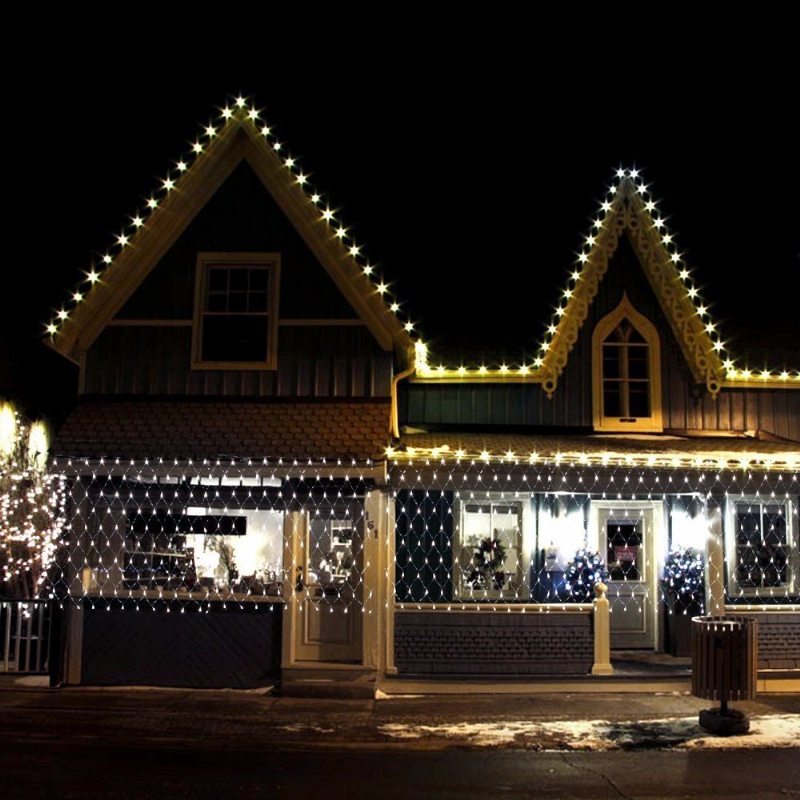 3mx3m 300 Led Reťazové Svietidlá Závesové 220v Svetlo Domov Balkón Záhrada Vianočná Výzdoba