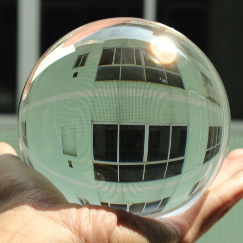 40-120 mm Číra Magická Krištáľová Guľa Sphere Sklenená Dekoračná Photo Home Decor