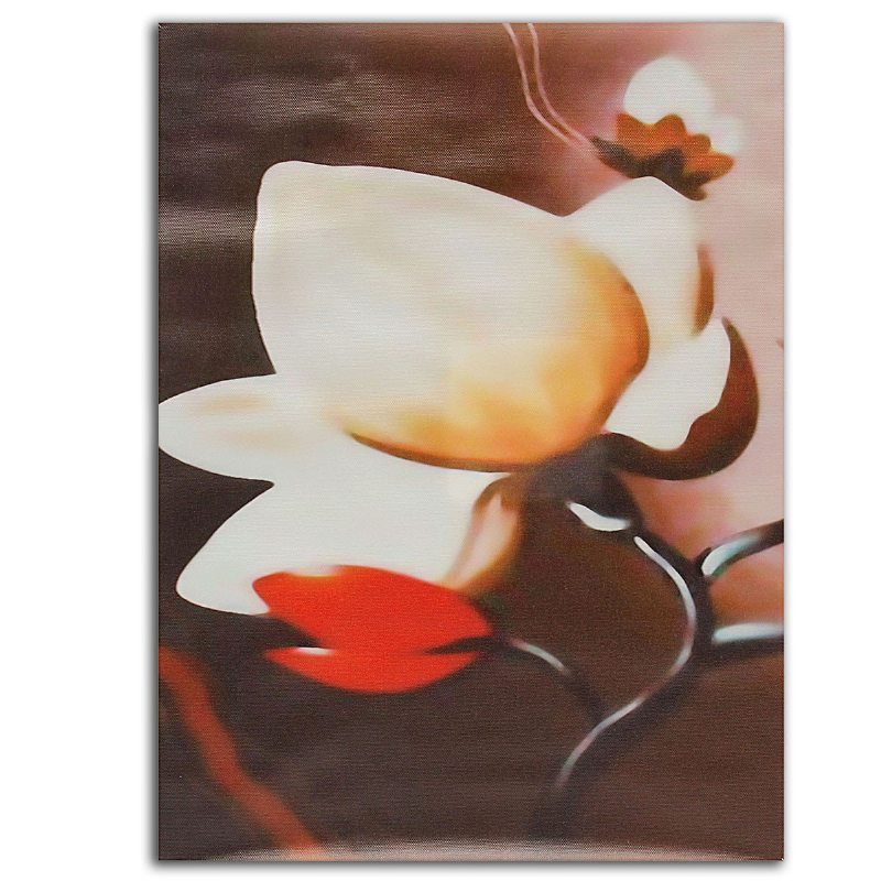 4ks Nezarámovaný Kvet Modernej Maľby Na Plátne Nástenný Umelecký Obraz Obývacia Izba Home Dekor