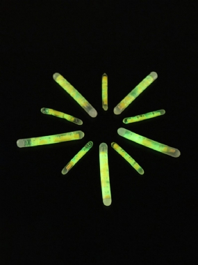 5/100x Fishing Fluorescent Lightstick Light Night Float Clip On Dark Glow Sticks