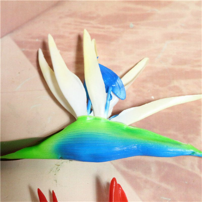 70/90 cm Silikónový Bird Of Paradise Umelý Kvet Family Party Kvetinový Bytový Dekor Obývacia Izba