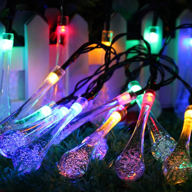 7m 50led Batéria Bubble Ball Fairy String Lights Garden Party Vianočná Svadobná Výzdoba Domova