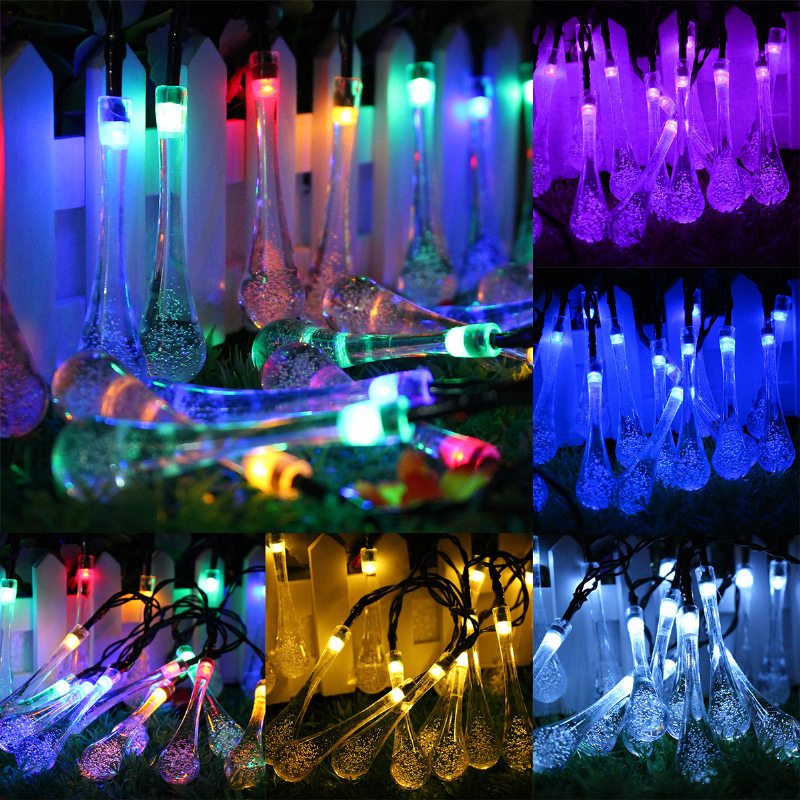7m 50led Batéria Bubble Ball Fairy String Lights Garden Party Vianočná Svadobná Výzdoba Domova