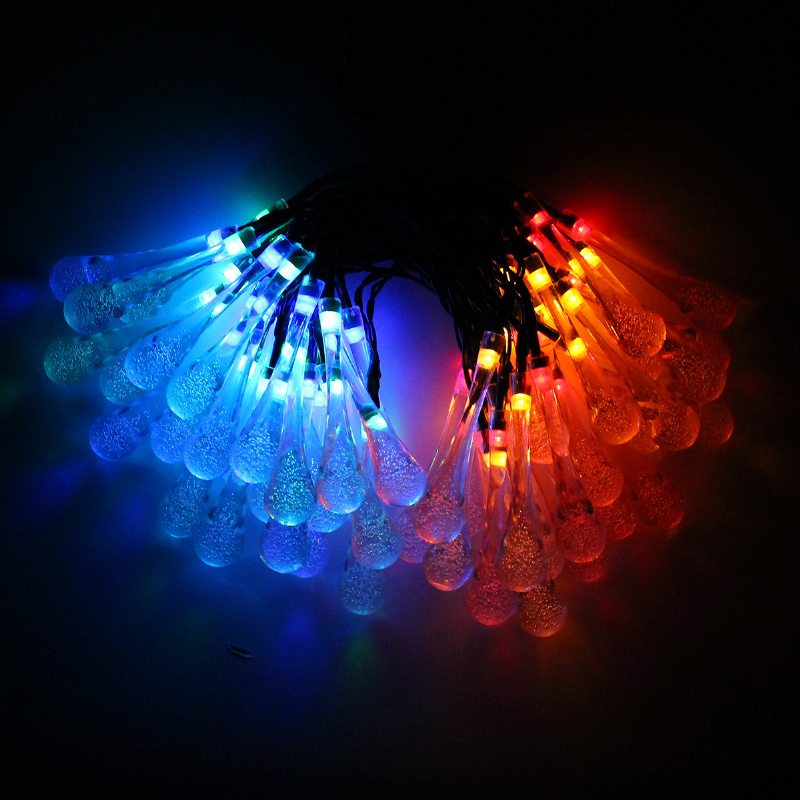 7m 50led Batéria Bubble Ball Fairy String Lights Garden Party Vianočná Svadobná Výzdoba Domova