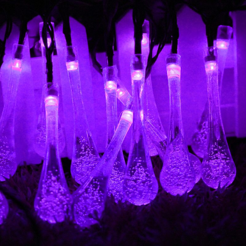 7m 50led Batéria Bubble Ball Fairy String Lights Garden Party Vianočná Svadobná Výzdoba Domova