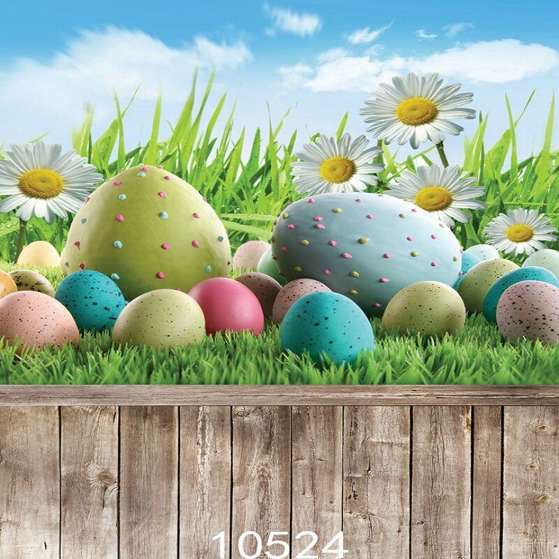 80x125cm Veľkonočné Zajačie Vajíčko Fotopozadie Jarné Prázdniny Happy Time Collection Pomocník Home Wall Art