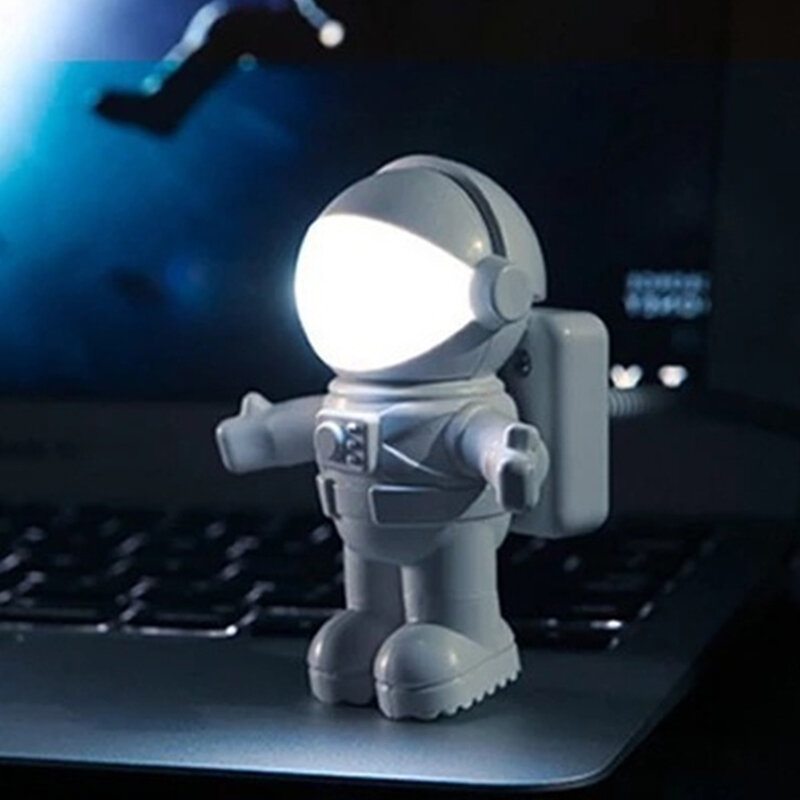 Astronaut Led Night Light Usb Kreatívna Usb Lampa Na Knihu Na Počítač