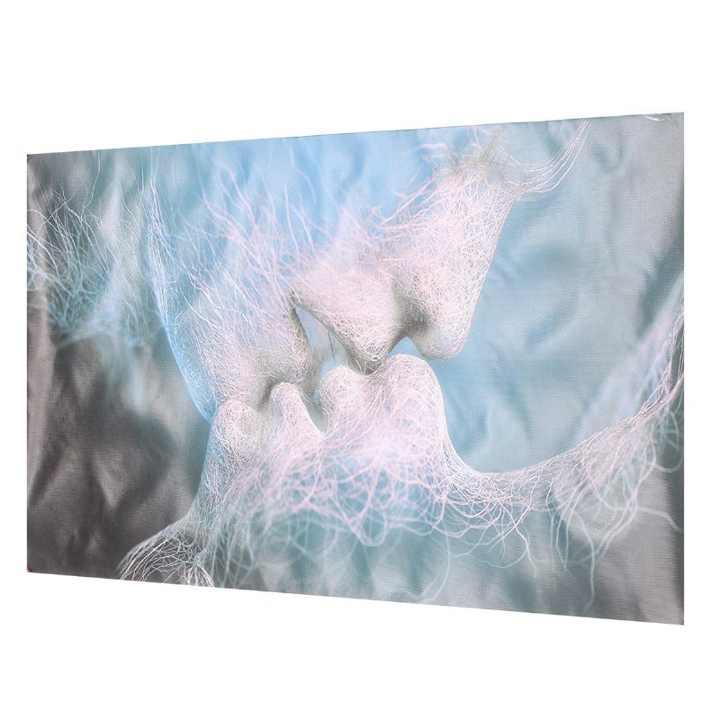 Blue Love Kiss Abstraktné Umenie Obraz Na Plátne Nástenná Maľba Home Decor