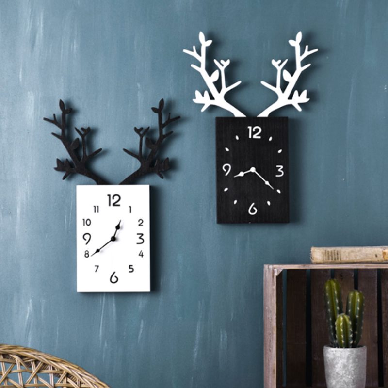 Creative Ins Parohové Hodiny Nordic Decoration Nástenné S Nehlučným Strojčekom Pre Kanceláriu V Obývačke