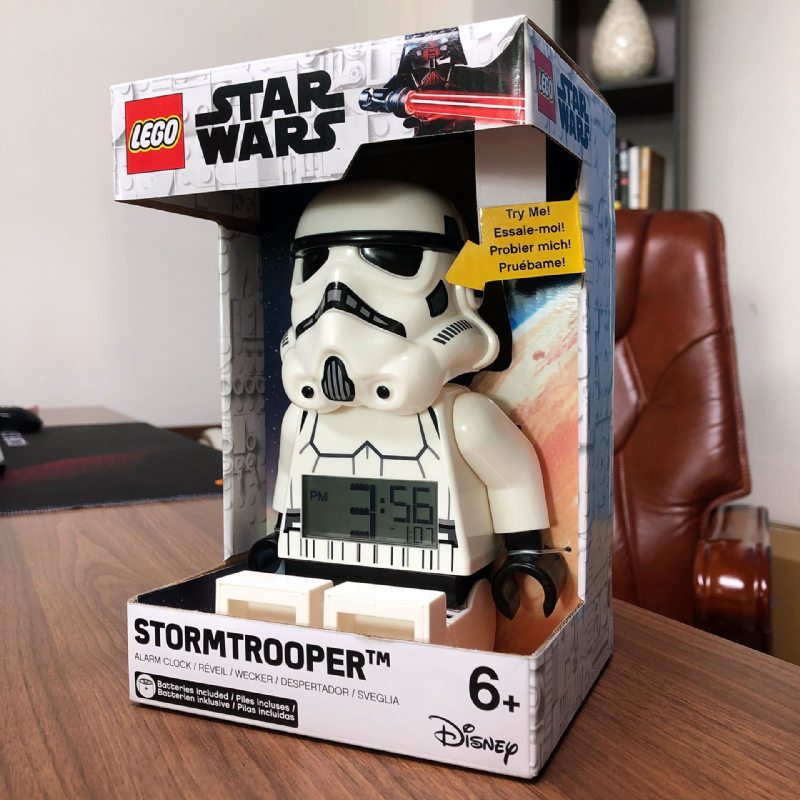 Detský Budík 22 cm Pohyblivý Model Darth Vader Storm Trooper Batman Superman