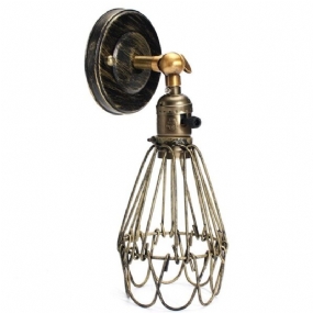 E27 Loft Metal Retro Vintage Rustikálne Nástenné Svietidlo Edison Lampa