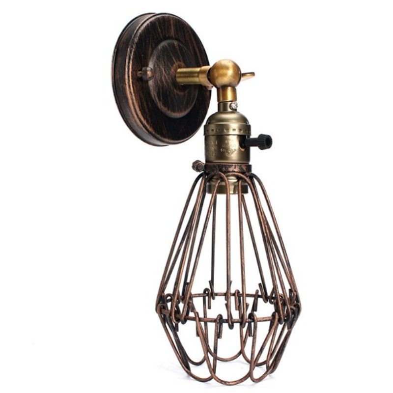 E27 Loft Metal Retro Vintage Rustikálne Nástenné Svietidlo Edison Lampa