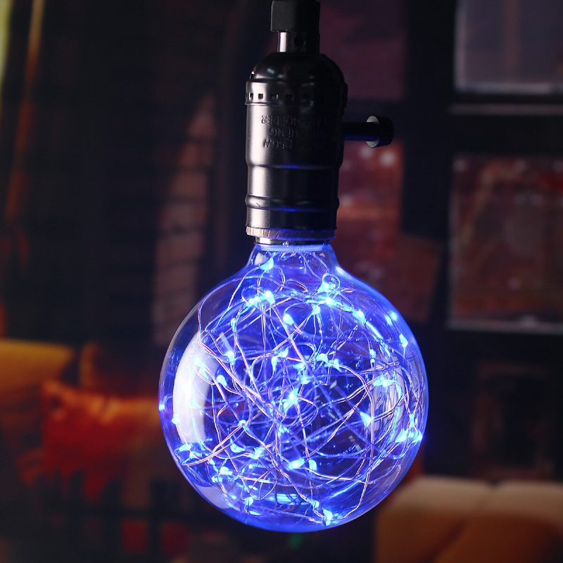 E27 Star 3w Edison Žiarovka Led Vlákno Retro Ohňostroj Priemyselná Dekoratívna Svetelná Lampa