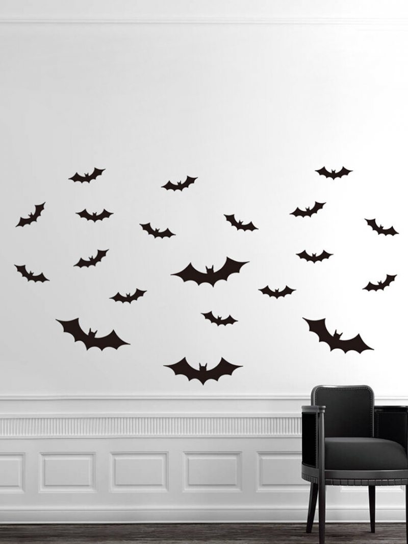 Halloween Diy Pvc Netopier Nálepka Na Stenu Home Decoration Tapeta Pre Detskú Izbu