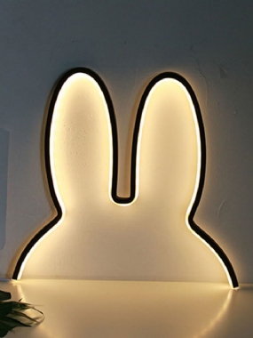 Ins Nordic Style Detská Dekorácia Kreatívna Led Lampa Králik Nočné Svetlo