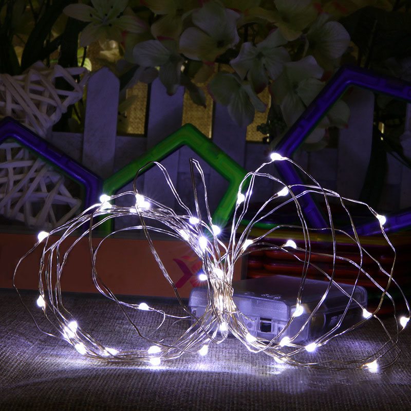 Kcasa Dsl-1 Led 4m 40led Záhradná Struna Svetlo Holiday Garden Vianočná Svadobná Dekorácia