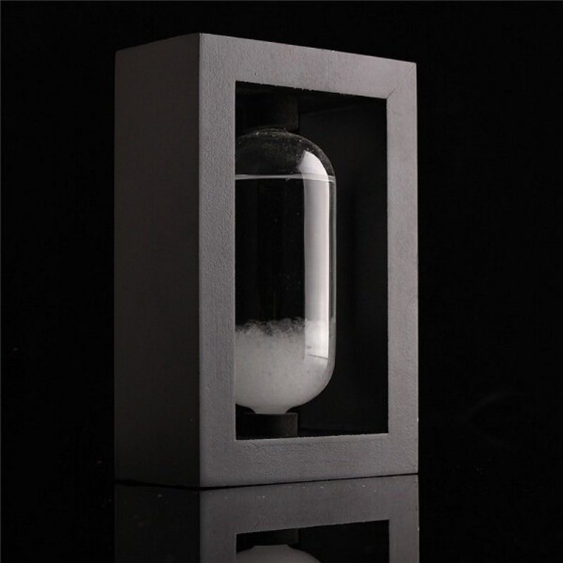 Kreatívny Tvar Kvapky Vody Storm Glass S Rámcovým Novým Domácim Dekorom