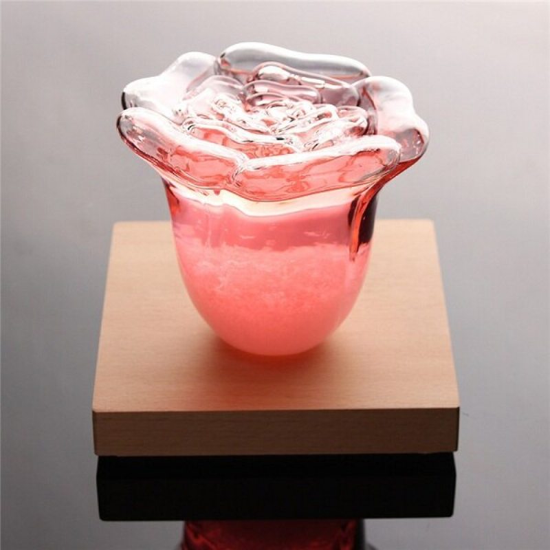 Kreatívny Tvar Ruže Storm Glass Román Predpoveď Počasia Home Decor