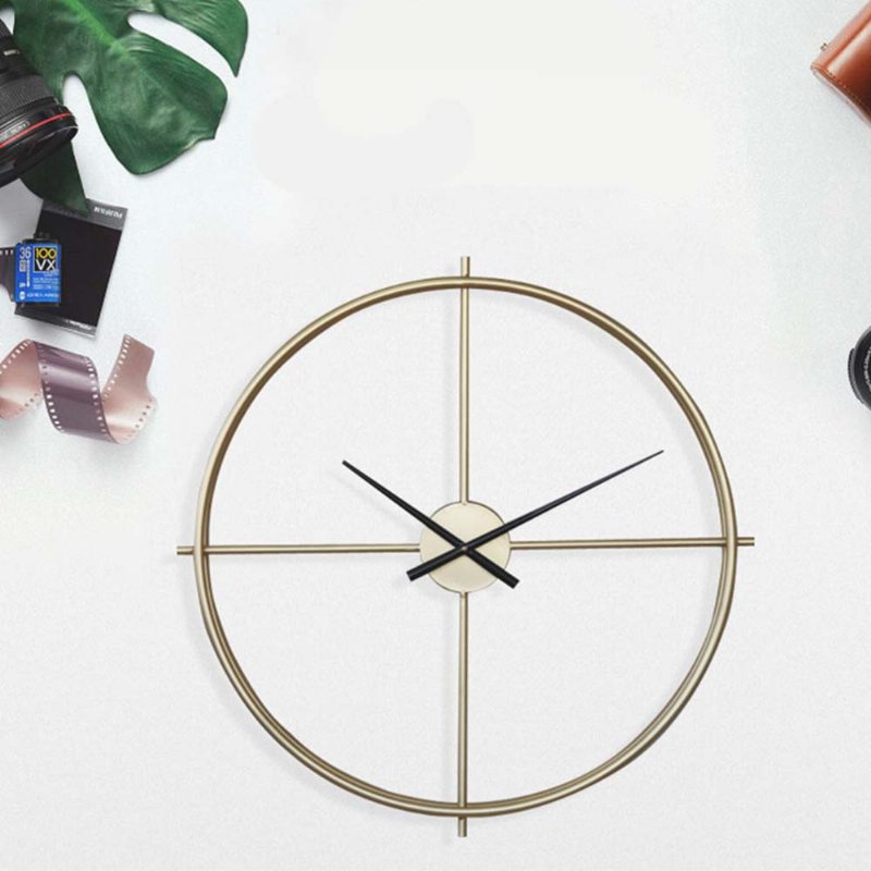 Kruhové Nástenné Hodiny Quartz - Minimalistické S Moderným Dizajnom