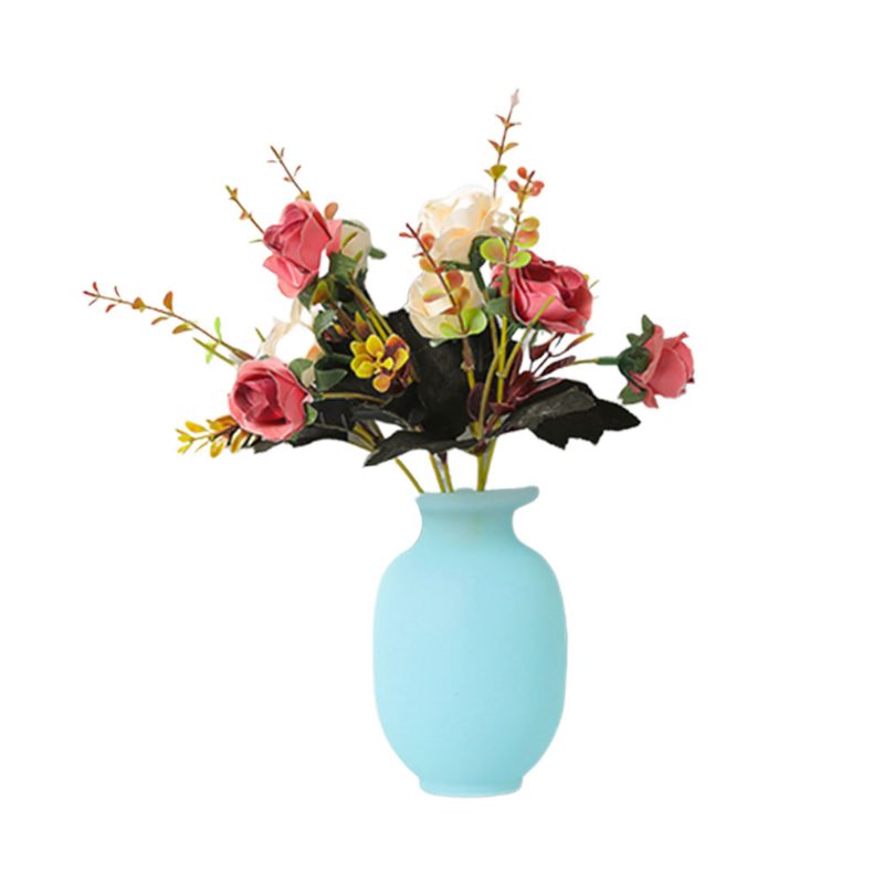 Magická Silikónová Váza Na Kvety Nástenná Lepiaca S Hrncom Silná Priľnavosť A Bez Vŕtania V Obývačke S Chladničkou