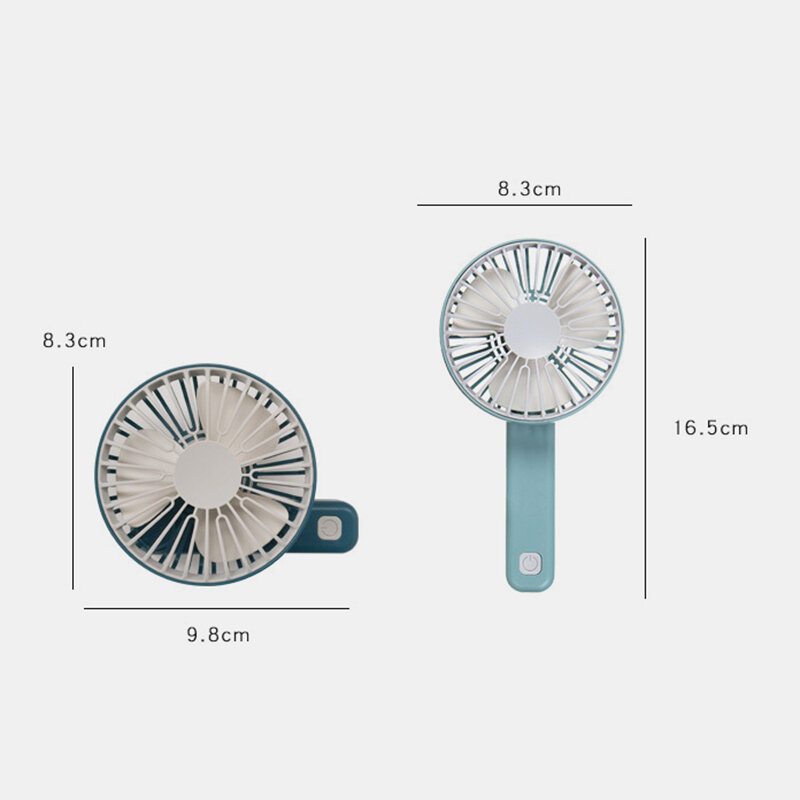 Mini Ručné Nabíjanie Malý Ventilátor Prenosný Tichý Viacrýchlostný S Rýchlosťou Vetra Skladací Usb Office Outdoor Home Tool