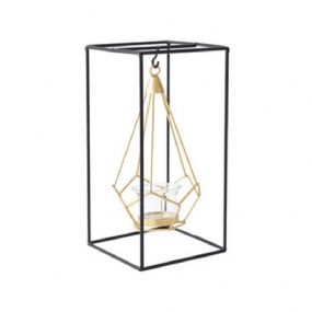 Minimalistický Luxusný Romantický Železný Svietnik Dekorácia Na Jedálenský Stôl Ornament Dutý