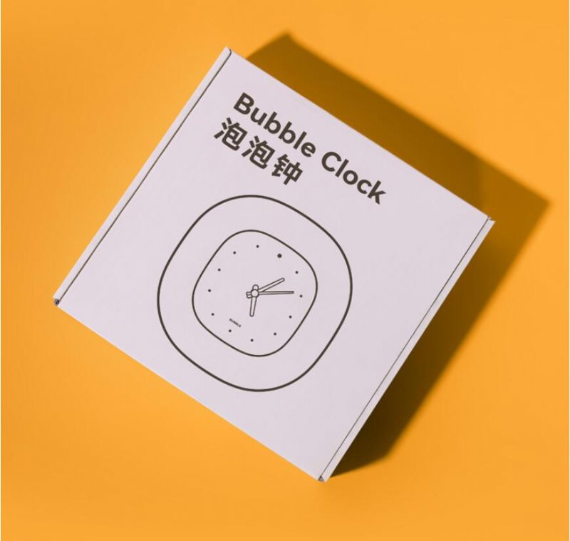 Muid Bubble Clock Nástenné Hodiny Jednoduché Nová Čínska Obývačka Domá Spálňa Tiché Quartzové