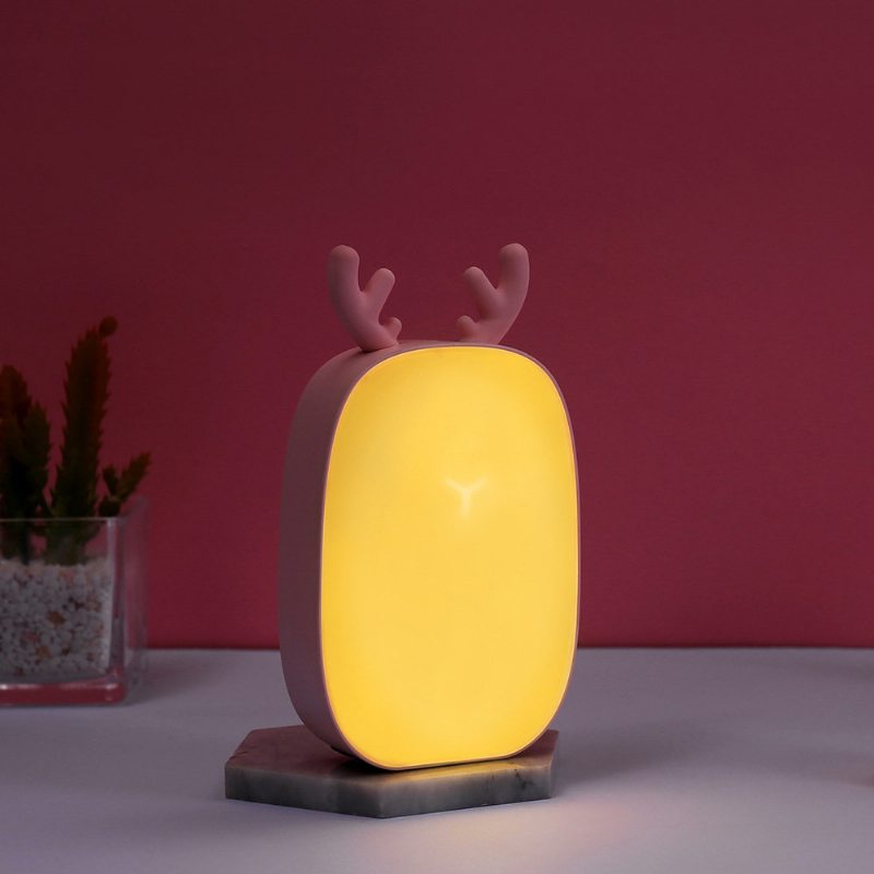 Multifunkčná Stolová Lampa Deer S Mobilným Napájacím Prenosným Usb Nočným Svetlom Cartoon Bed Light