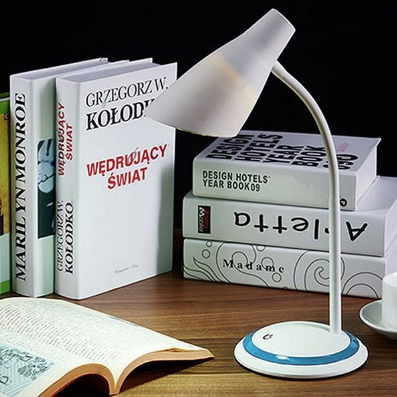 Nabíjateľná Stolová Lampa Usb V Stručnom Štýle Flexibilná Dekoratívna Stolná Na Čítanie
