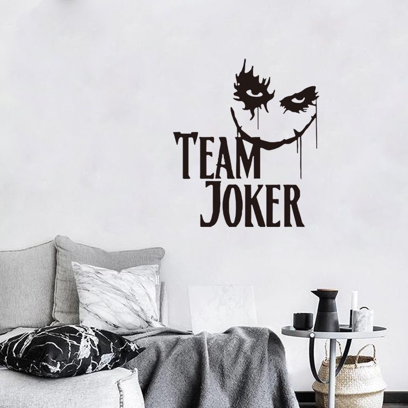 Nálepka Miico Team Joker Na Stenu Na Halloweenska Dekorácia Výzdoba Miestnosti