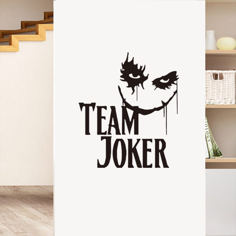 Nálepka Miico Team Joker Na Stenu Na Halloweenska Dekorácia Výzdoba Miestnosti