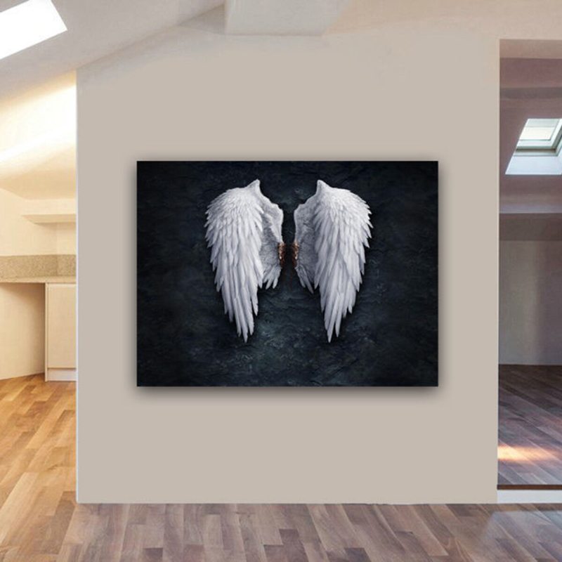 Nezarámované Anjelské Krídla Móda Abstraktná Maľba Na Stenu Obývacia Izba Spálňa Umelecké Diela