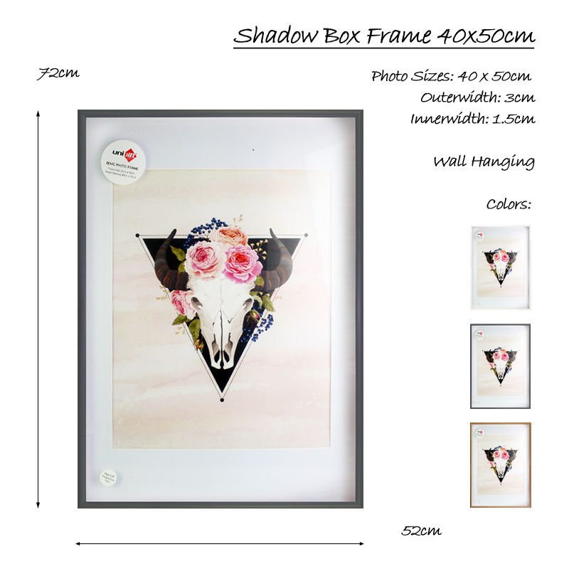 Otvárací Rám Boho Range Shadow Box 3 Farby Viac Veľkostí Nástenné Umenie Štýlová Dekorácia