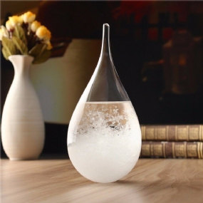 Predpoveď Počasia Crystal Drops Tvar Vody Storm Glass Home Dekor Vianočný Darček