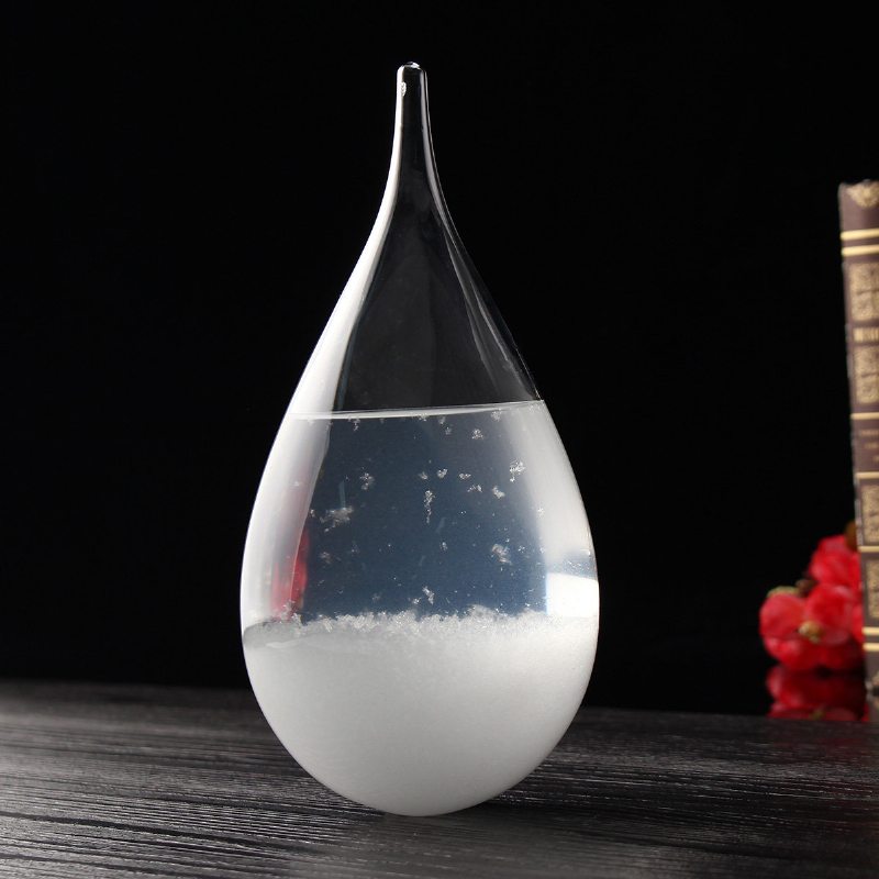 Predpoveď Počasia Crystal Drops Tvar Vody Storm Glass Home Dekor Vianočný Darček