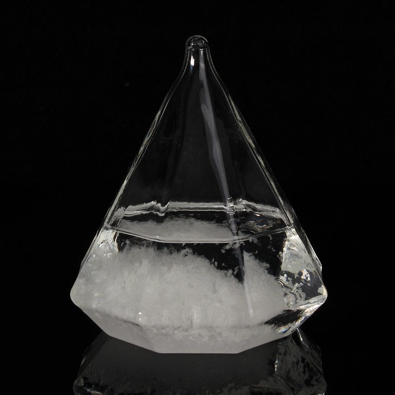 Predpoveď Počasia Crystal Storm Glass Creative Home Dekor Vianočný Darček Diamond Shape
