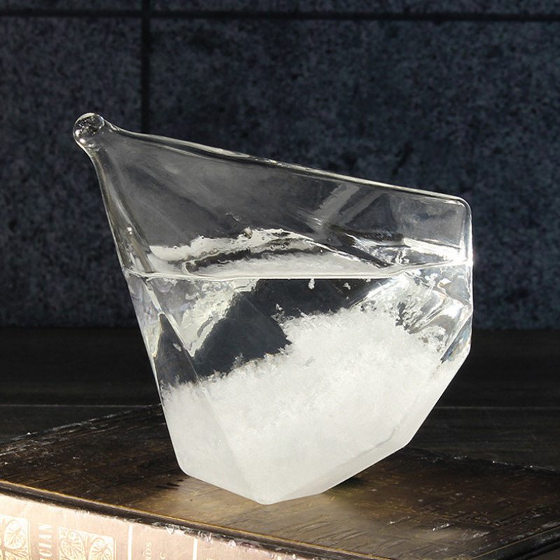 Predpoveď Počasia Crystal Storm Glass Creative Home Dekor Vianočný Darček Diamond Shape