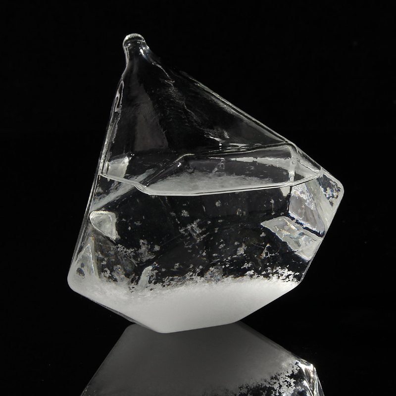 Predpoveď Počasia Crystal Storm Glass Creative Home Dekor Vianočný Darček Diamond Shape