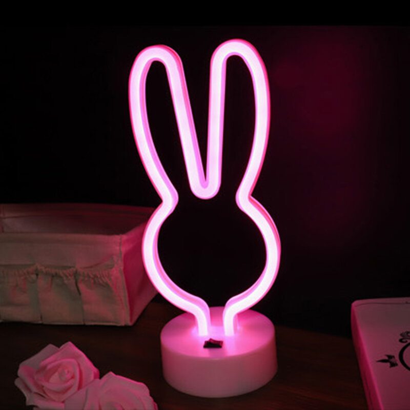 Rainbow Led Neon Night Light Sign Holiday Xmas Party Svadobné Dekorácie Detská Izba Home Decor