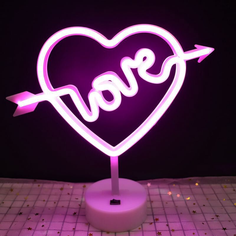 Rainbow Led Neon Night Light Sign Holiday Xmas Party Svadobné Dekorácie Detská Izba Home Decor