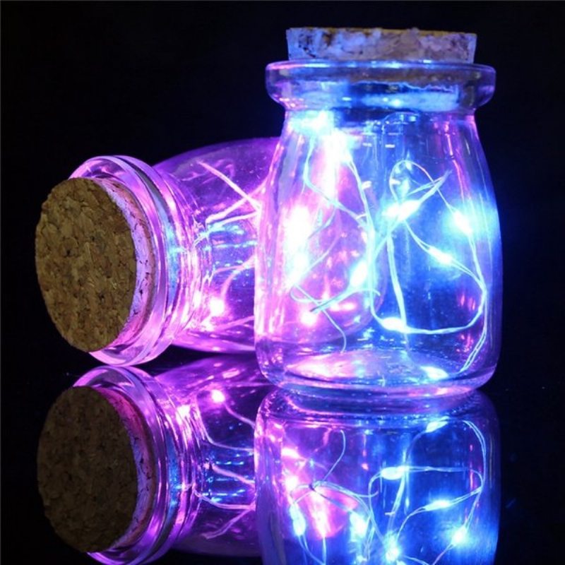 Romantické Xmas 10 Led Farieb Seed Vase Lights Svadobné Vrcholy Rozprávkové Svetlá Home Decor