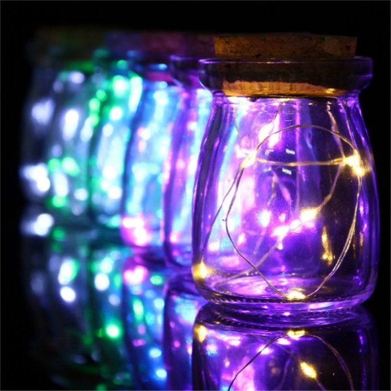 Romantické Xmas 10 Led Farieb Seed Vase Lights Svadobné Vrcholy Rozprávkové Svetlá Home Decor