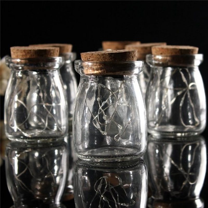 Romantické Xmas 10 Led Farieb Seed Vase Lights Svadobné Vrcholy Rozprávkové Svetlá Home Decor