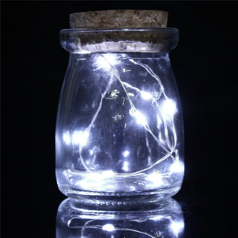 Romantické Xmas 10 Led Farieb Seed Vase Lights Svadobné Vrcholy Rozprávkové Svetlá Home Decor