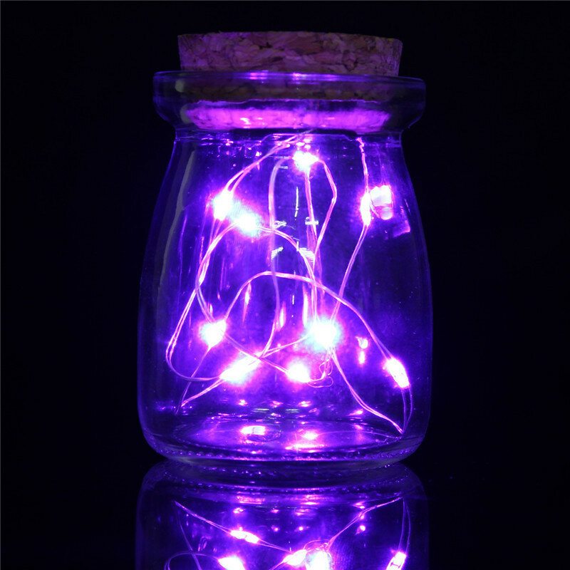 Romantické Xmas 10 Led Farieb Seed Vase Lights Svadobné Vrcholy Rozprávkové Svetlá Home Decor