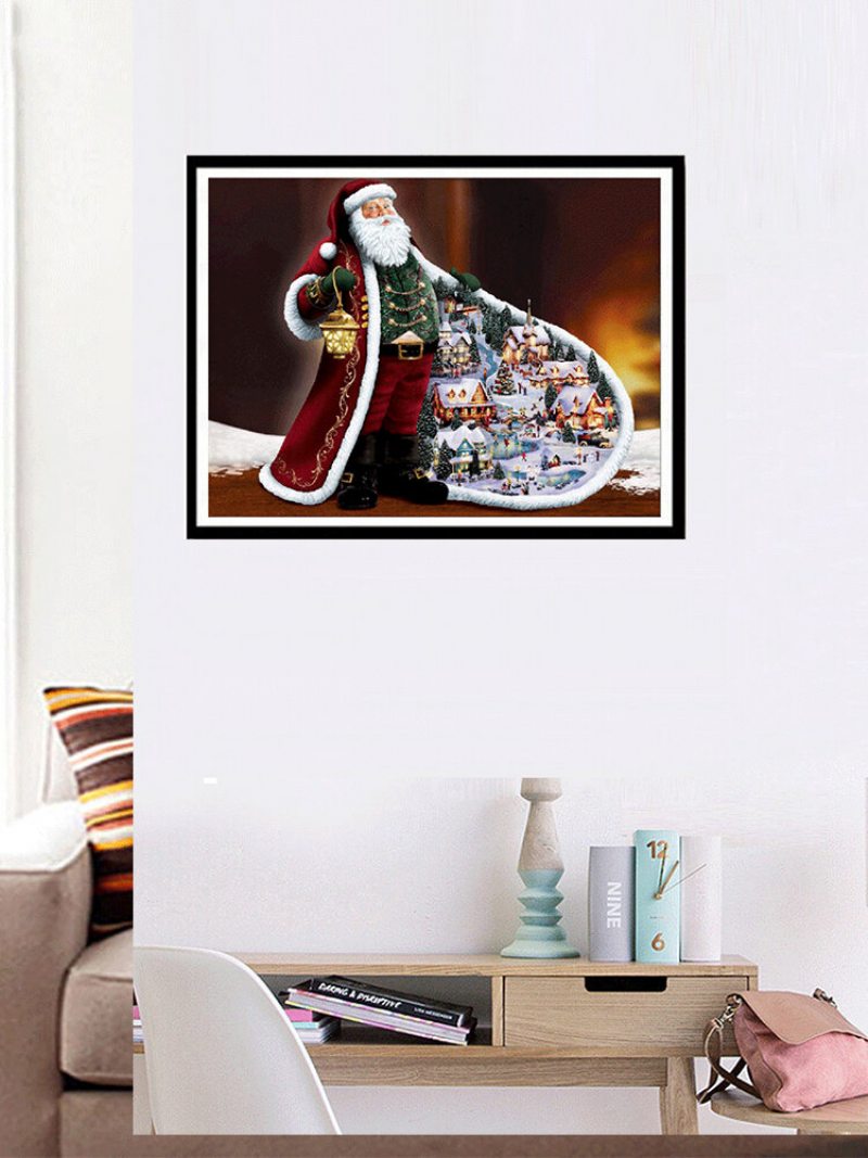 Santa Claus Diy 5d Diamantové Vyšívacie Maľby Kamienkové Vianočné Dekorácie