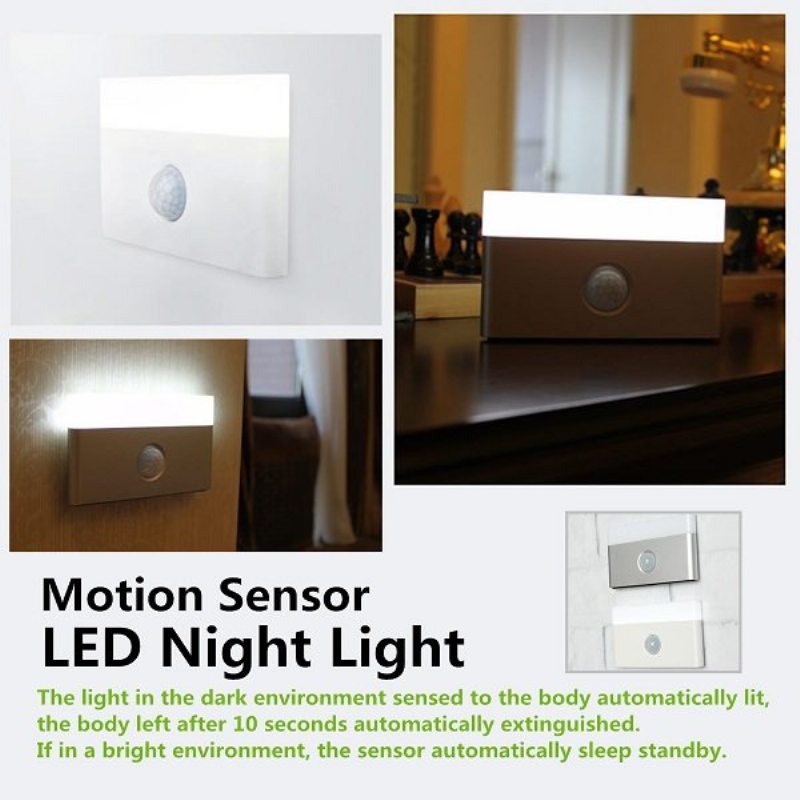 Usb Nabíjačka Pir Pohybový Senzor Led Nočné Svetlo Zásoby Lámp Do Domácej Chodby