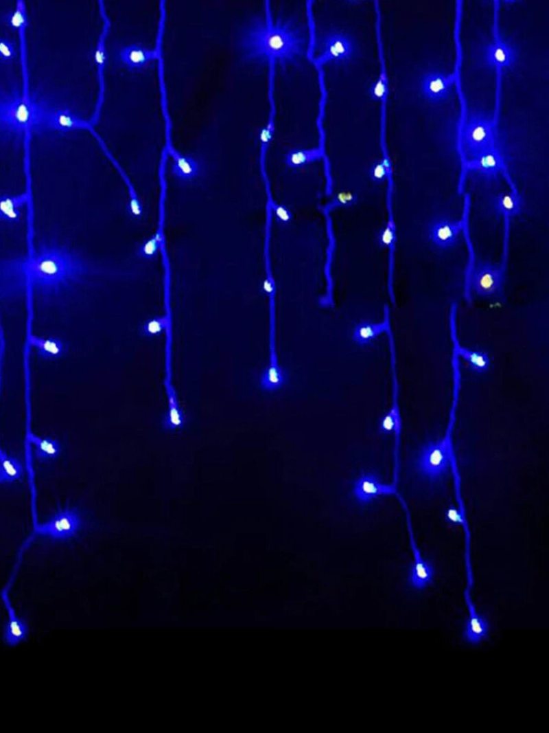 Vianočná Girlanda Led Závesy Cencúľ Reťazové Svetlá Vianočné Rozprávkové Svetlo Vonkajšia Párty Dekorácia