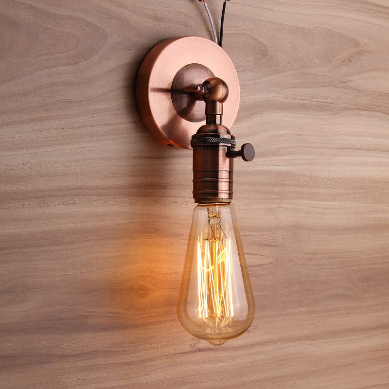 Vintage Nástenné Svietidlo E27 Industrial Edison Podkrovné Retro Lampa Starožitné Schodisko Svetlá Izba Home Decor