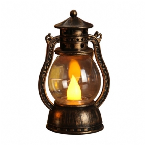 Vintage Štýlová Dekoračná Lampa Led Svetlo S Imitáciou Knôtu Kreatívna Barová Na Nádvorí Novoročný Ornament
